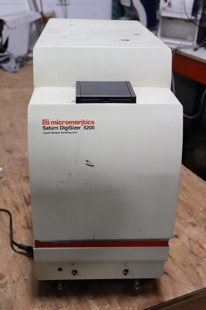 Micromeritics Saturn DigiSizer 5200 PARTICLE SIZE ANALYZER WORKING