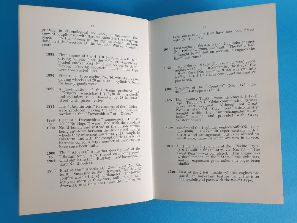 GWR Engines - Names, Numbers, Types & Classes, 1971 Composite Edition hardback