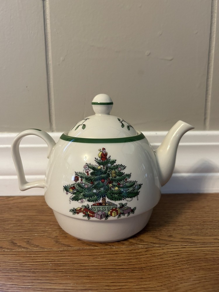 Spode Christmas Tree Cheer Tea For One