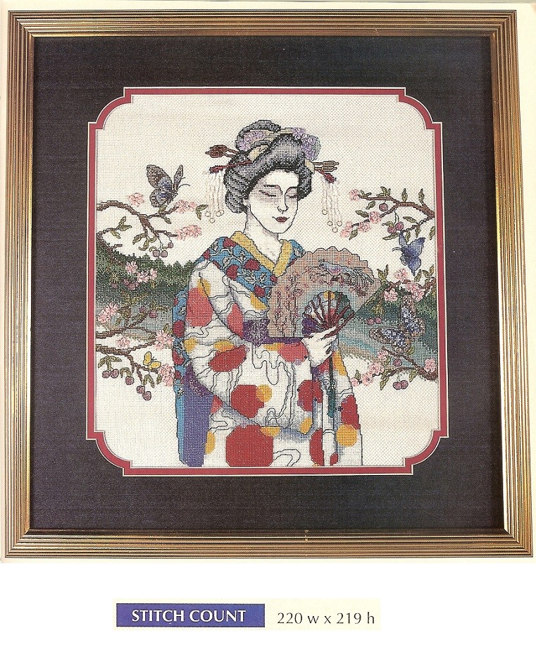 GEISHA BRIDE  -  CROSS STITCH PATTERN ONLY  HM - EYUV
