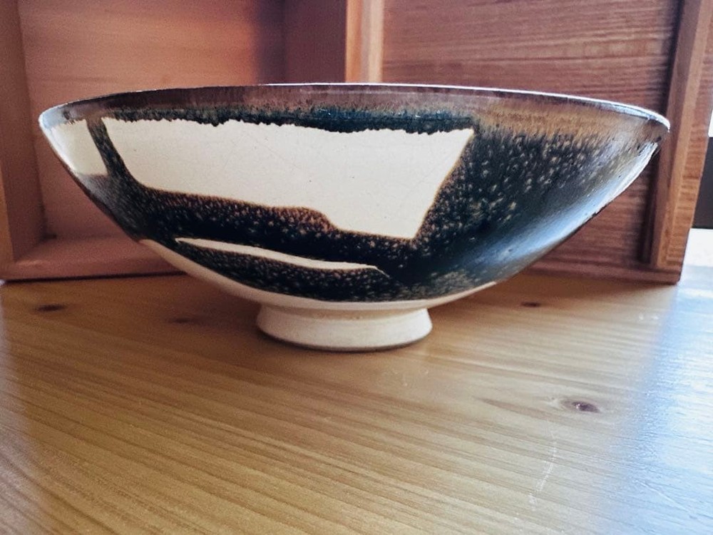 Tea Utensils Wave pattern ceramic