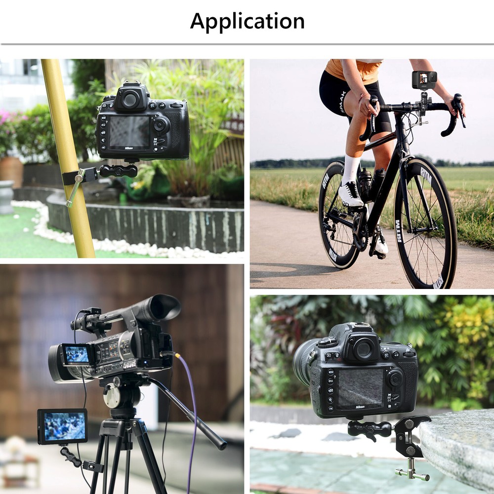 ARTCISE Super Clamp Camera Mount Clam For DSLR Camera Photo Studio Flash Light