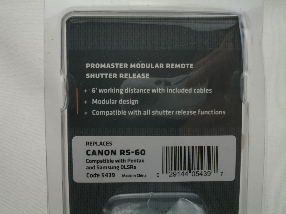 ProMaster Modular Remote Cable Shutter release, replaces CANON RS-60