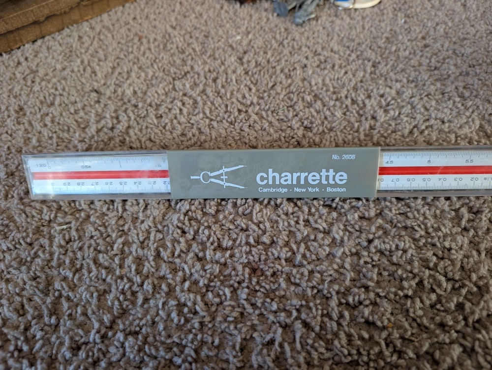 Charrette No.2608 Drafting Ruler
