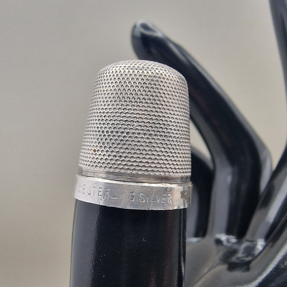 Antique/Vintage 8 Sterling Silver Thimble