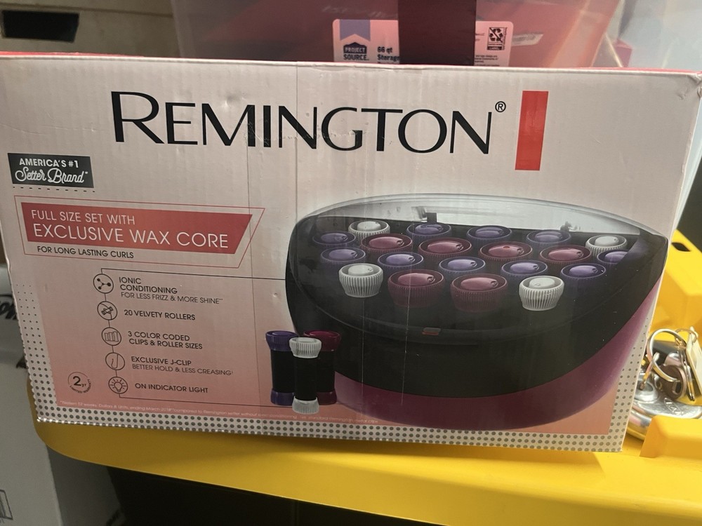 Remington Ionic Conditioning Hot Rollers, 20 Velvet Rollers, (1¼”)(1")(¾”) H5600