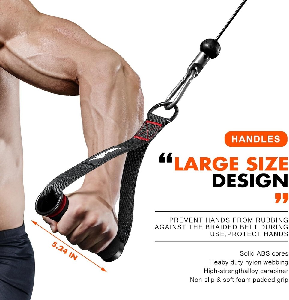 Pull Downs Exercise Handle for Home Gym, Pilates, Yoga, Strength Training,
