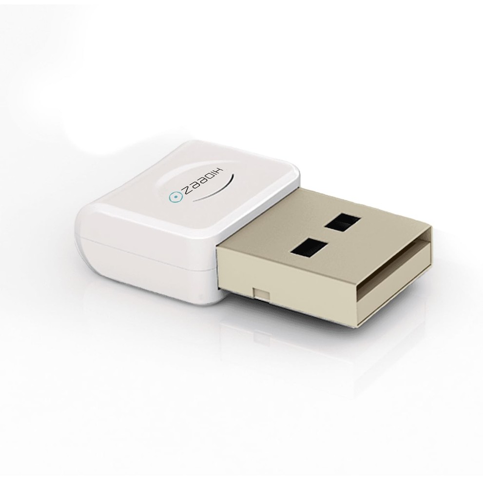 USB Bluetooth Adapter for PC macOS Linux ChromeOS Low Energy White