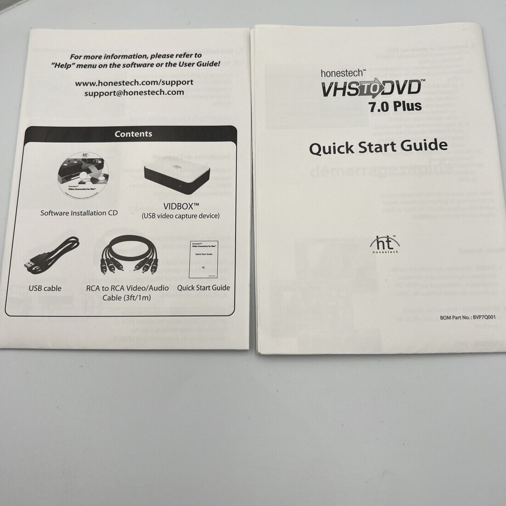 Honestech Video Conversion Suite 2.0 for PC & Mac Analog to Digital Solution