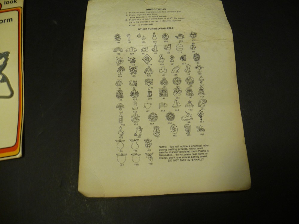 EZE Form Stained Glass Look Baking Crystal Forms..