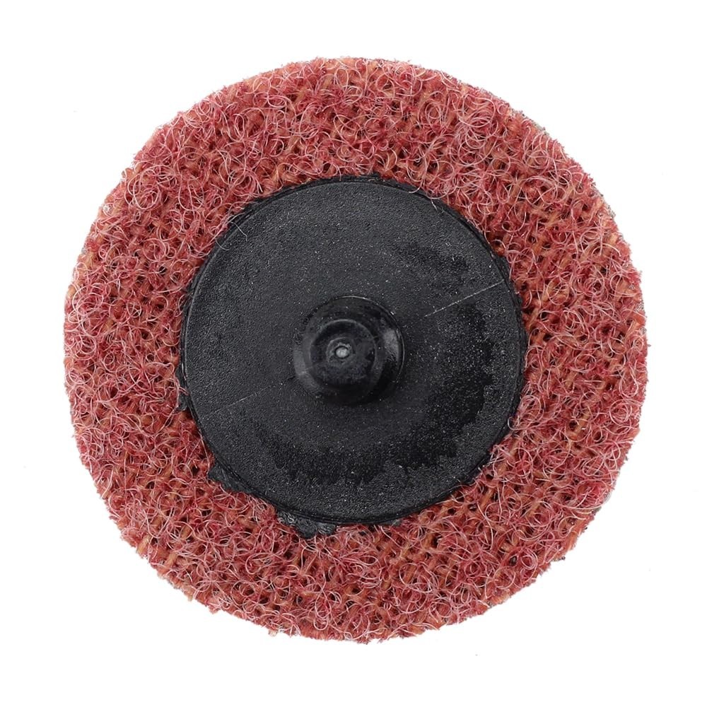 Surface Conditioning Quick Change Discs, 2" Red Medium Prep Pad - 25 Pack