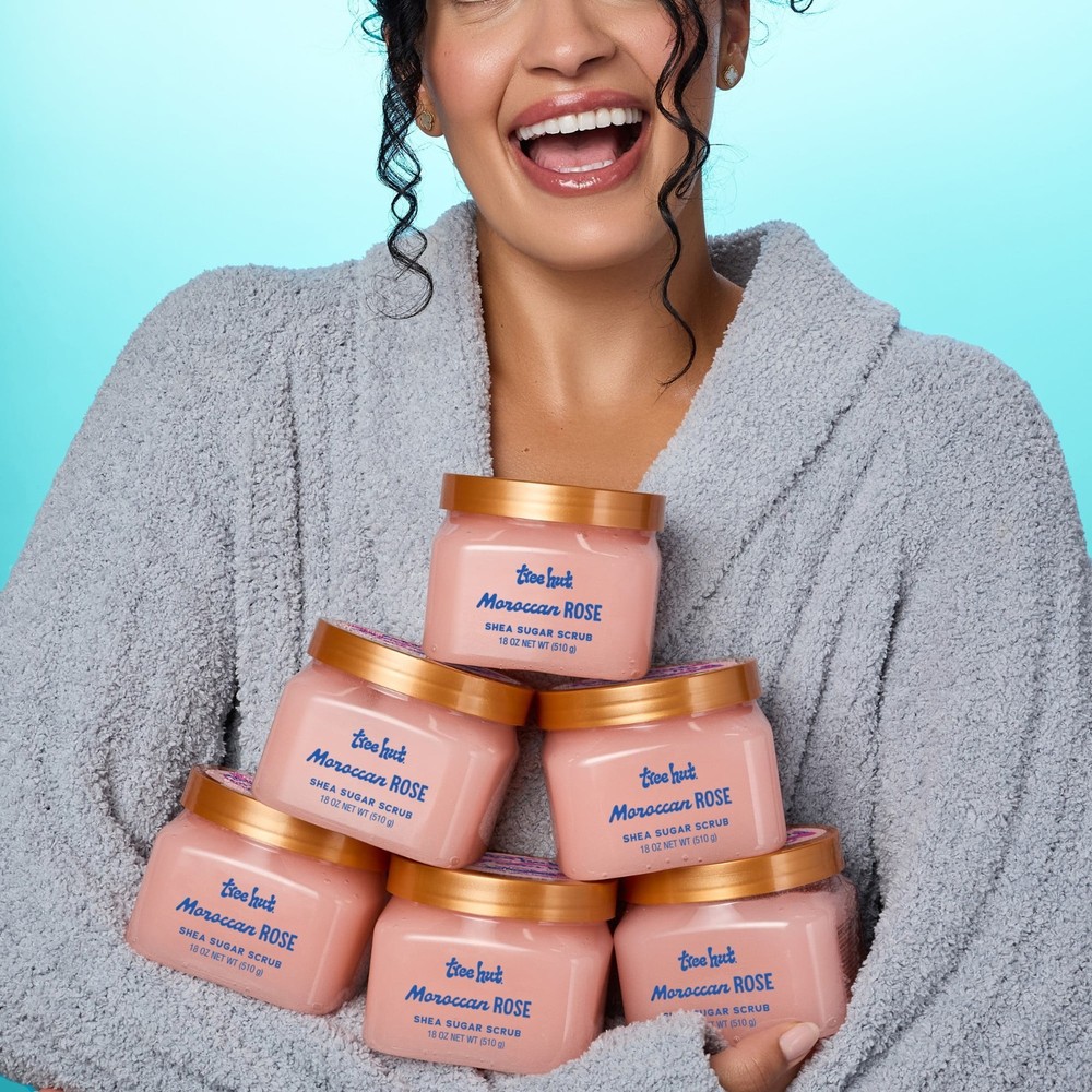 Tree Hut Shea Sugar Scrub Moroccan Rose, 18oz