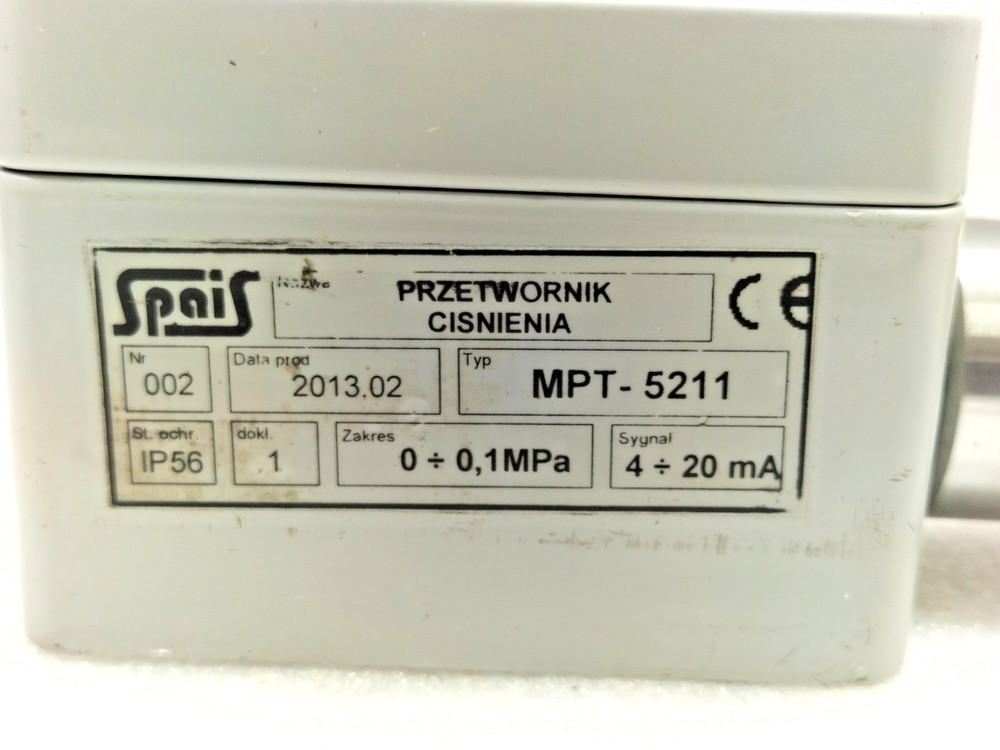 Spais MPT-5211 Pressure Transmitter