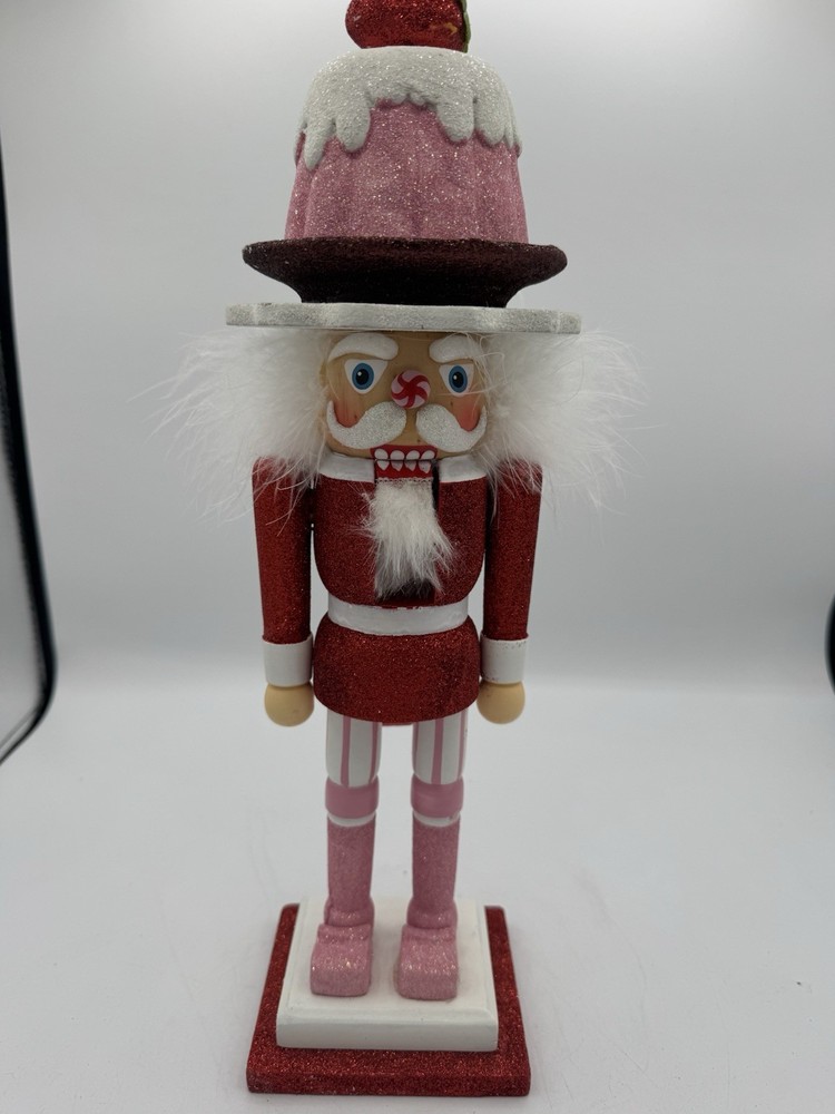 Kurt Adler 15” Tall Cupcake Head Nutcracker