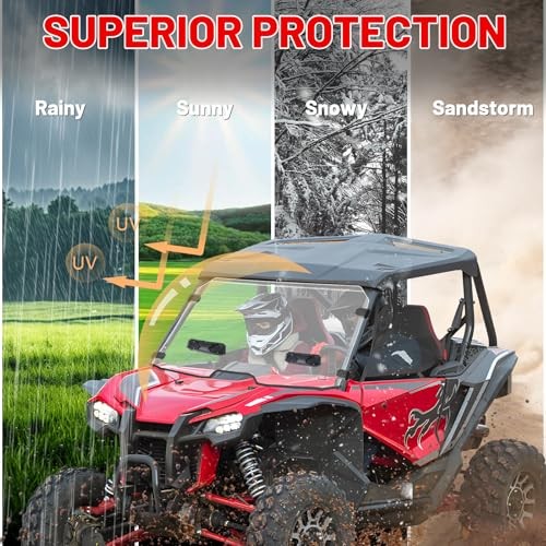 Front Talon 1000 Windshield with Vent, Compatible with Talon