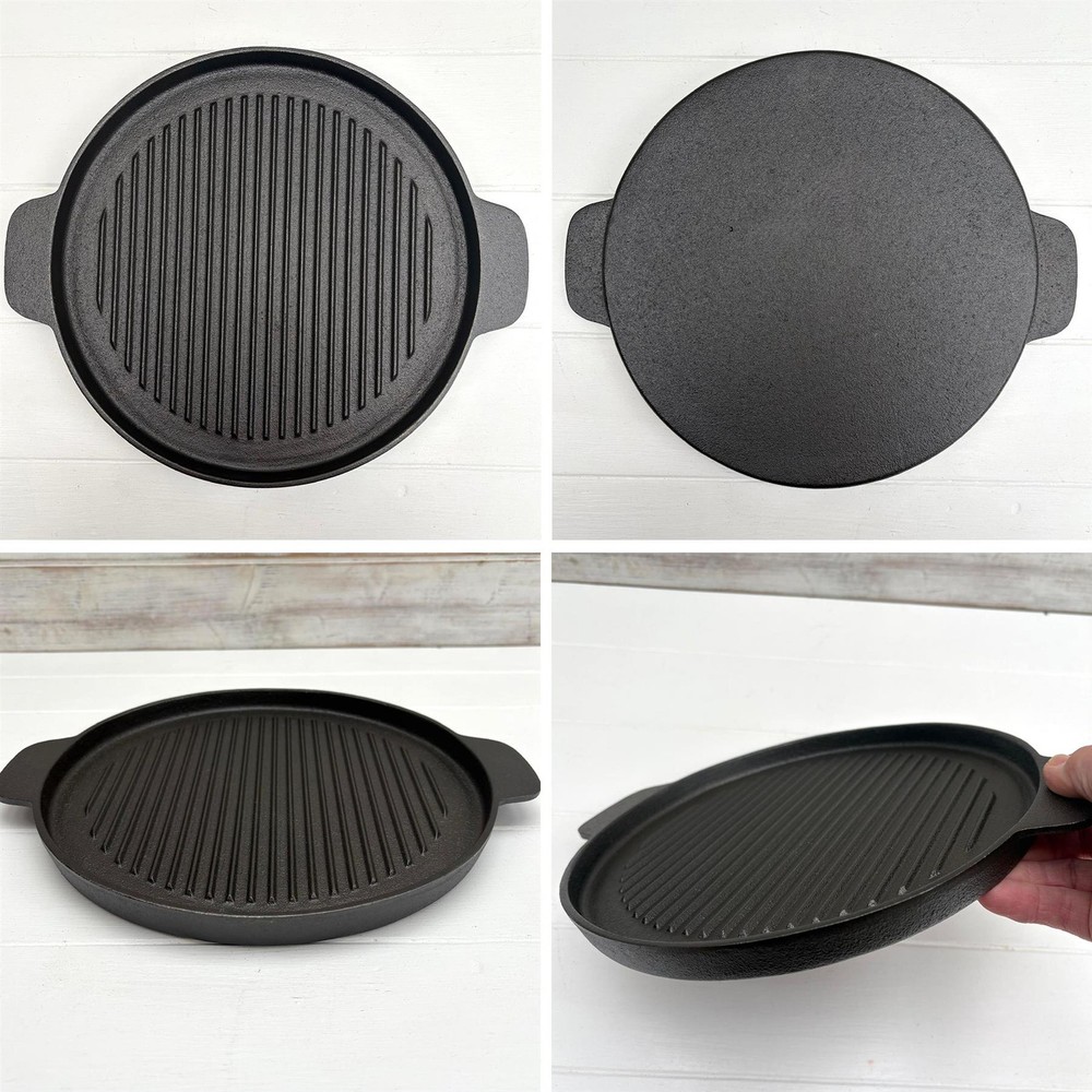 Cast Iron Grill Pan 27cm