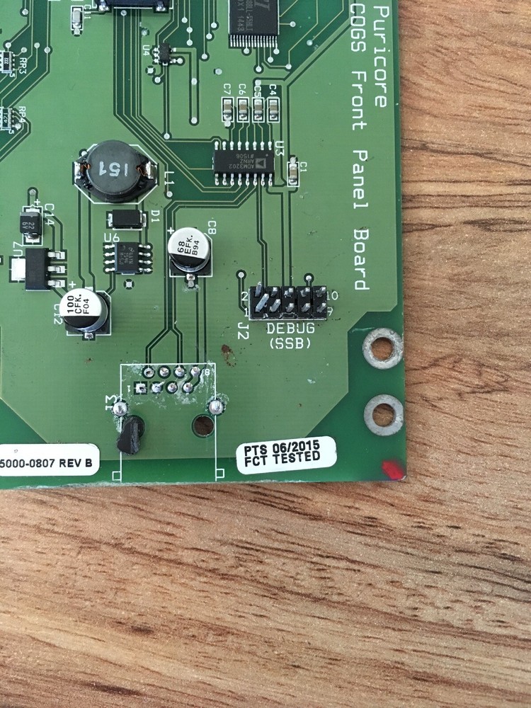 Sterilox front panel board 500-0807