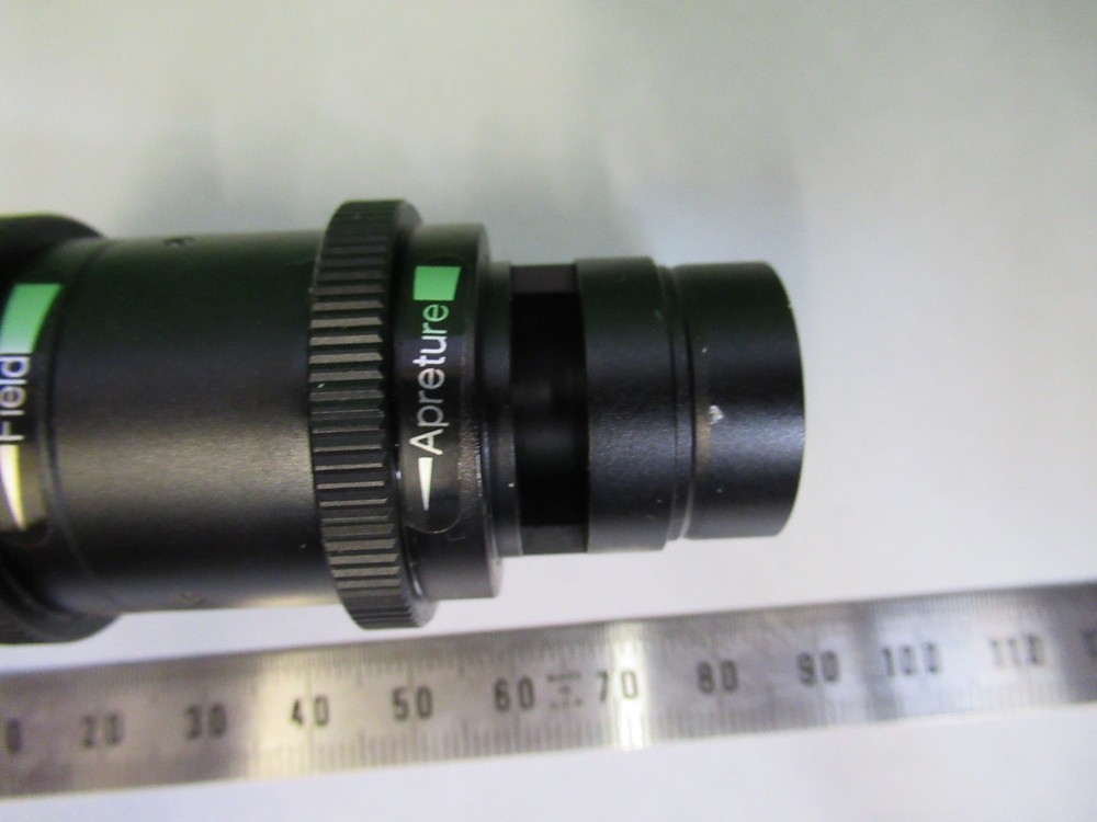 DOUBLE OPTICAL IRIS DIAPHRAGM OPTICS MICROSCOPE PART as pictured T3-C-04