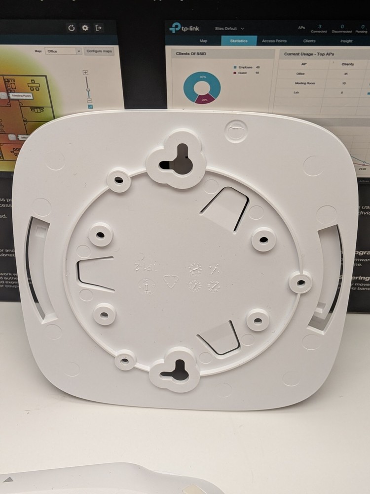 TP-Link AC1200 Wireless Dual Band EAP225(US) Gigabit Ceiling Mount Access Point