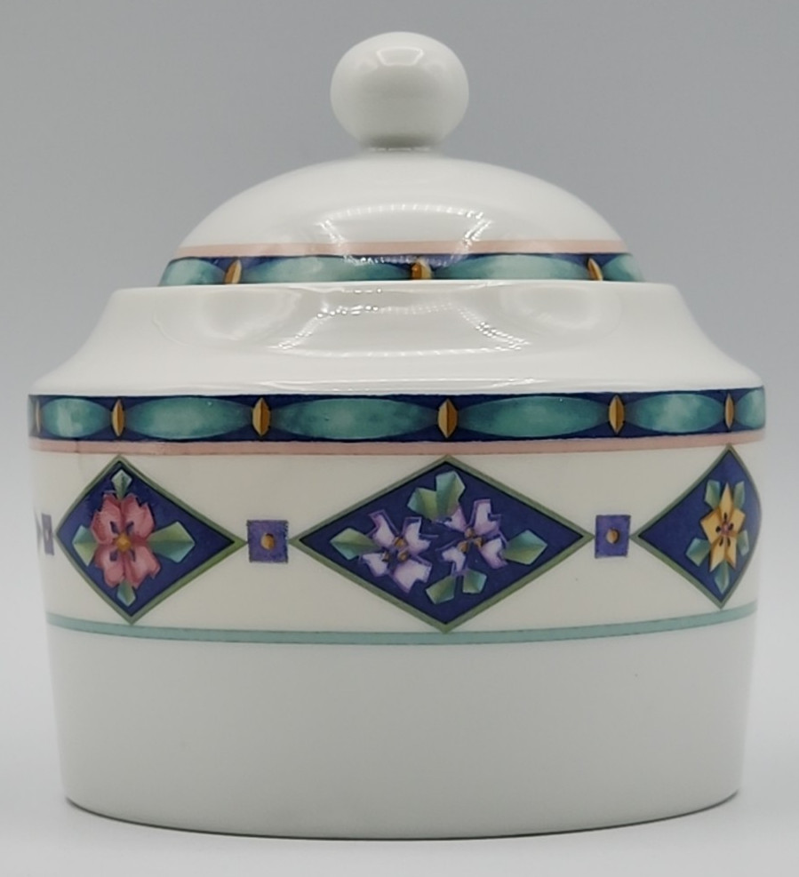 Pfaltzgraff Crystalflora Sugar Bowl with Lid