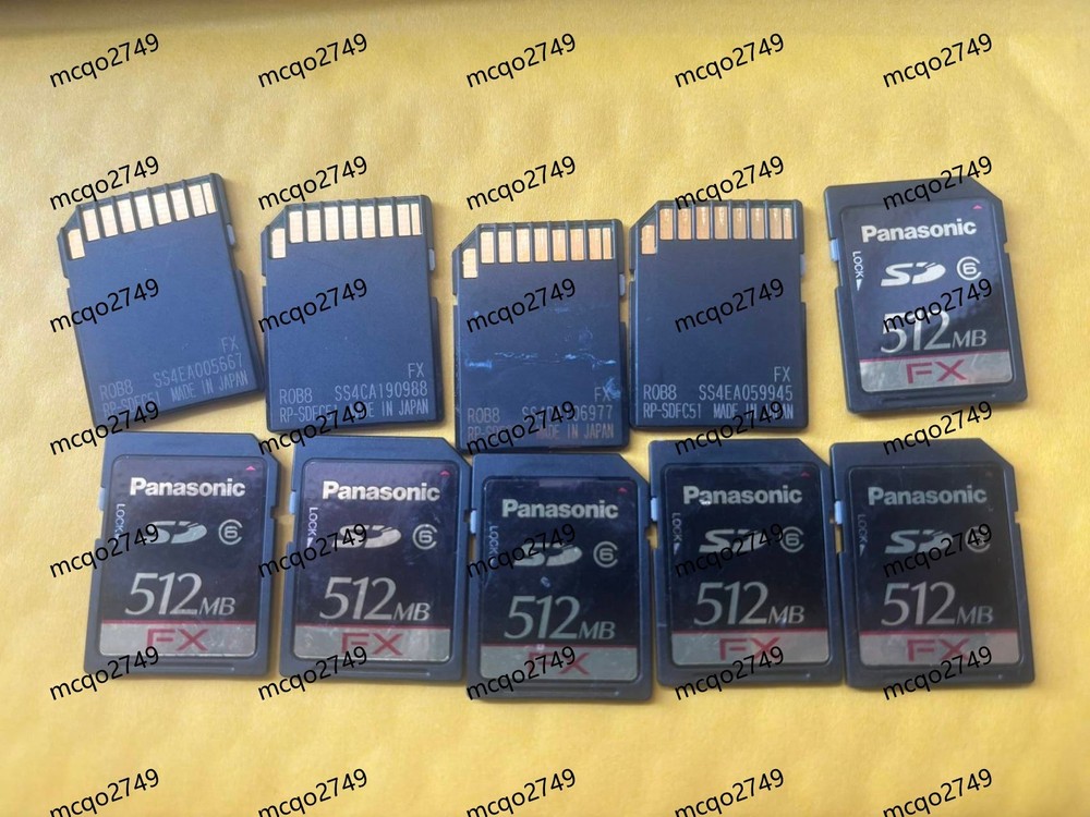 10PCS Panasonic SD 512MB CARD memory card