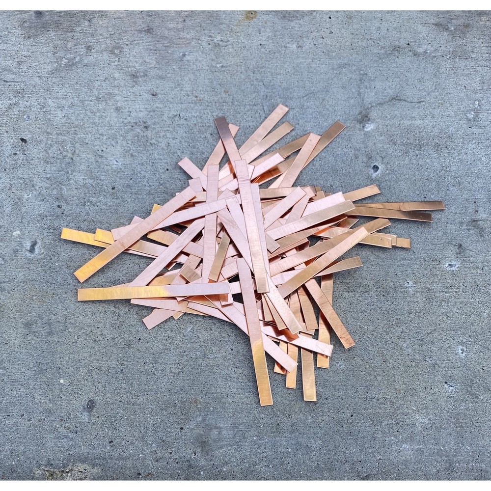 Copper Blank Bars, 3"x.25" (20 Pack)