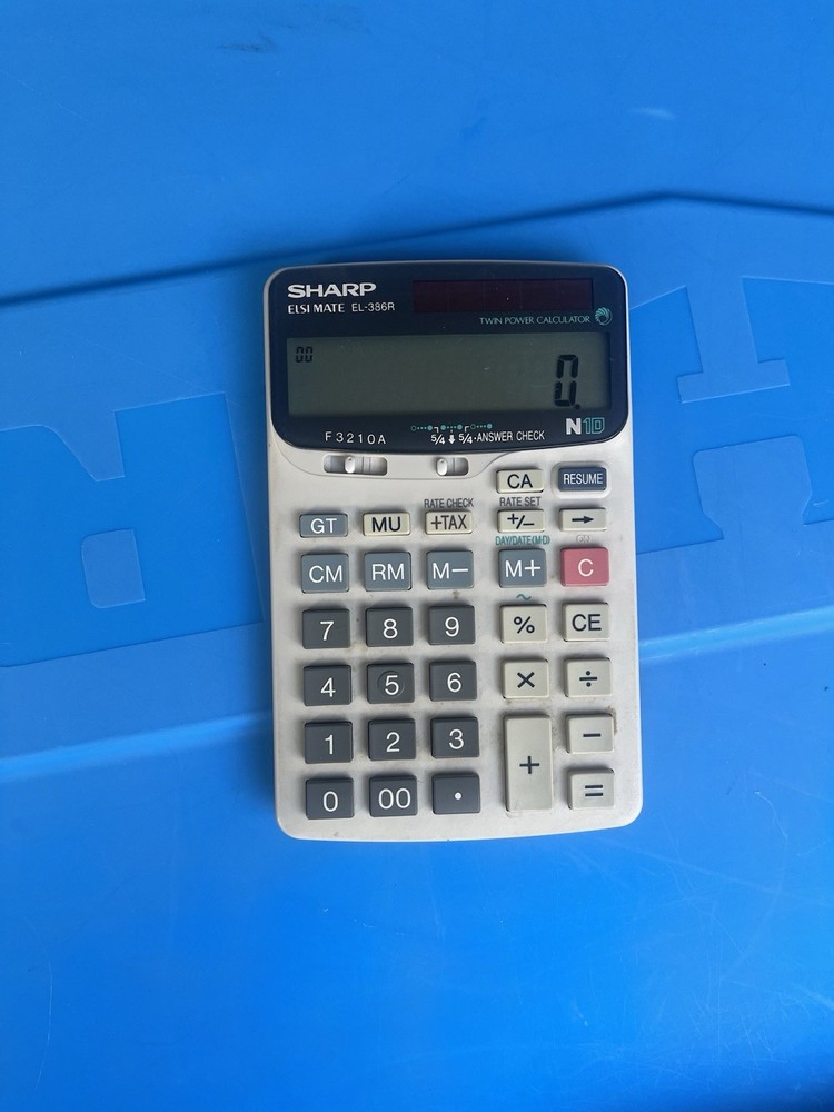 Sharp Elsi Mate El-386r Calculator