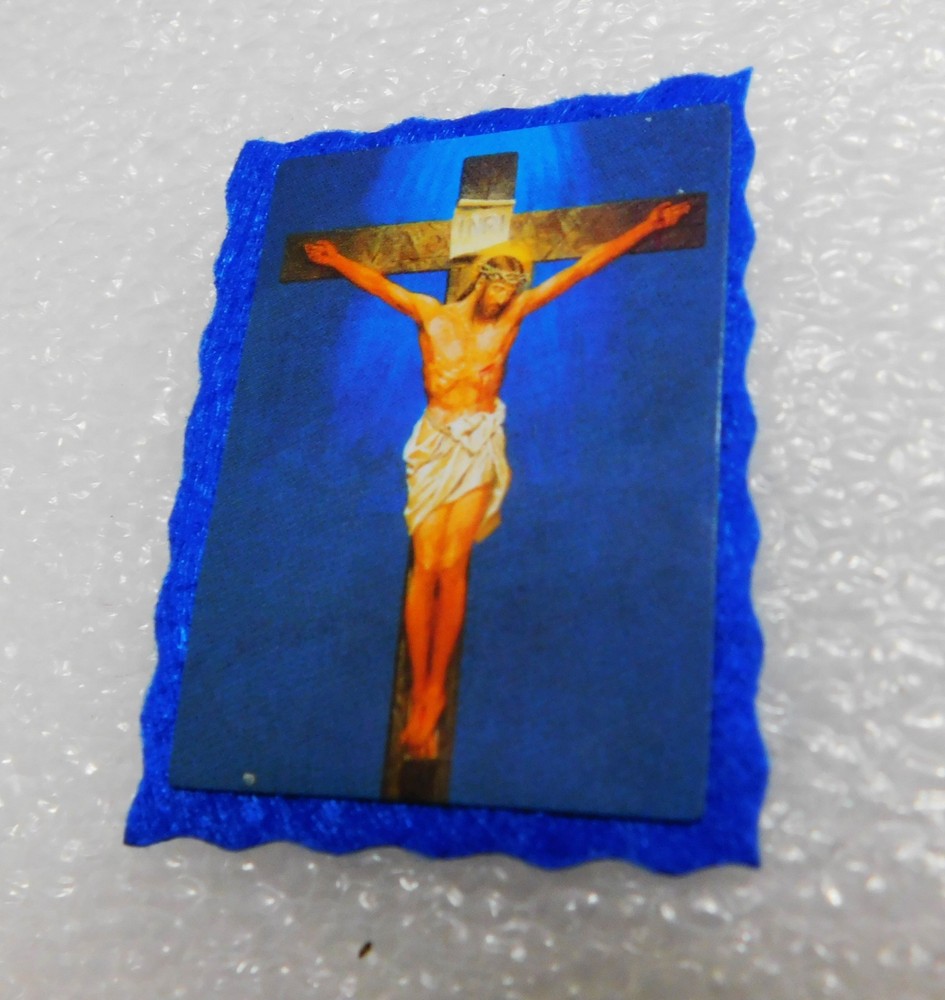 2 HOLY CATHOLIC POCKET SHRINES - AS DISTRIBUTED BY CHAPLAINS
