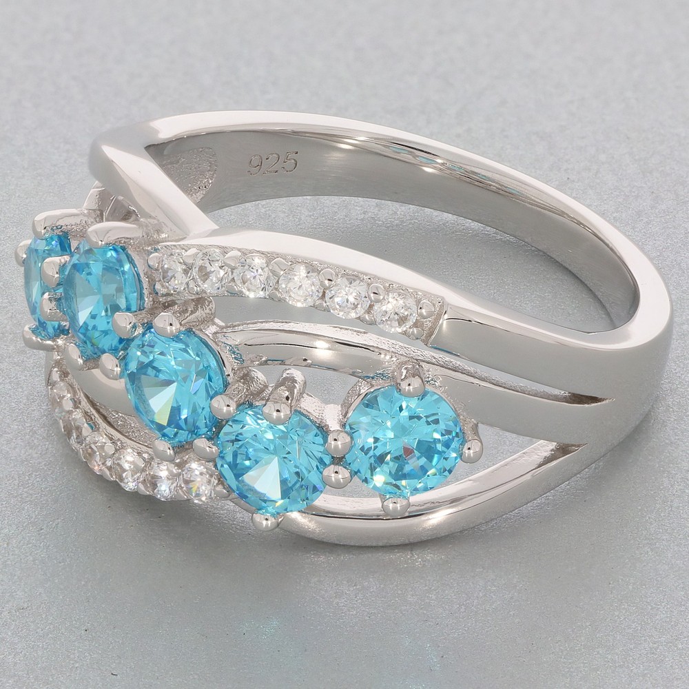 Sterling Silver Semi Mount Ring Setting Round RD 4x4mm