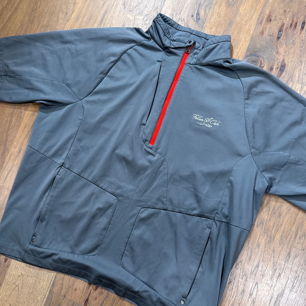 Ralph Lauren Jacket Men XL Gray Windshirt Half Zip Performance RLX Golf Pullover