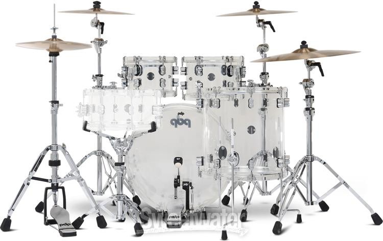 PDP Concept Acrylic 4-piece Shell Pack - Clear