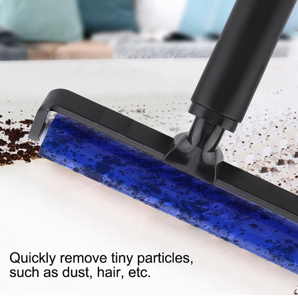 (10in)High Adhesion Blue Silicone Dust Roller Manual Dust Removal Roller US