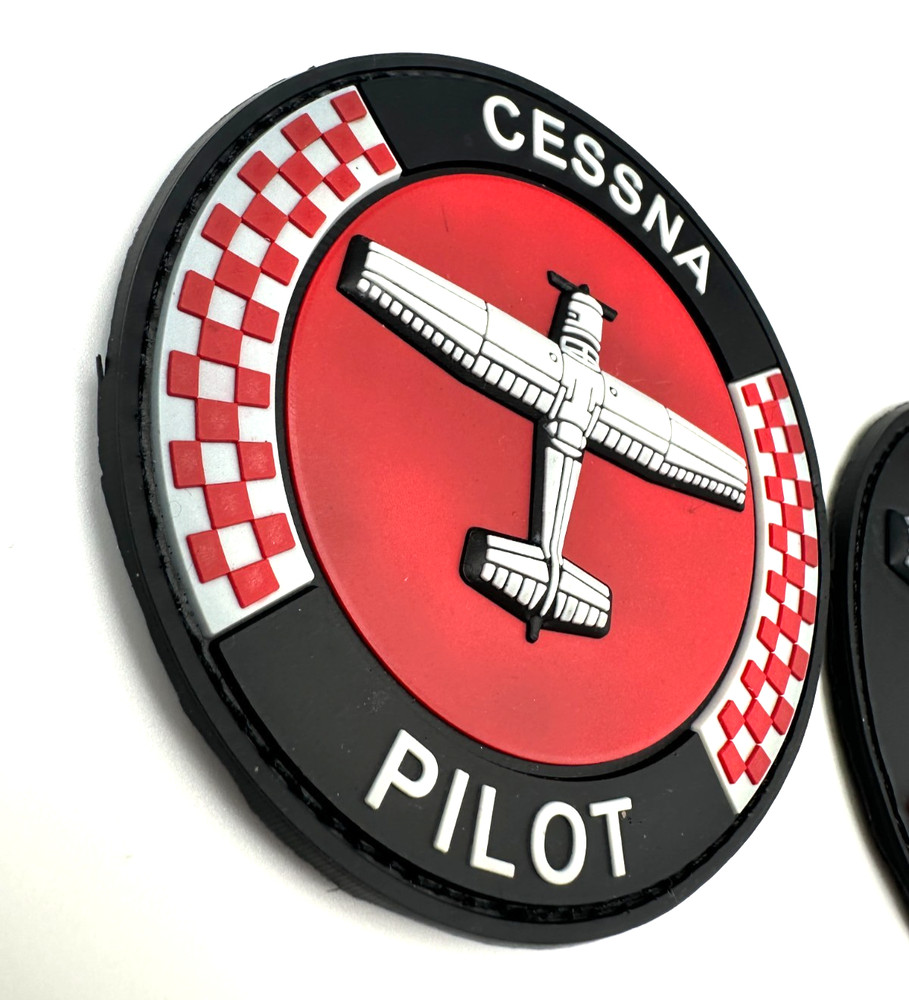 CESSNA PILOT / CESSNA DRIVER BUNDLE - HIGH QUALITY PVC PATCH