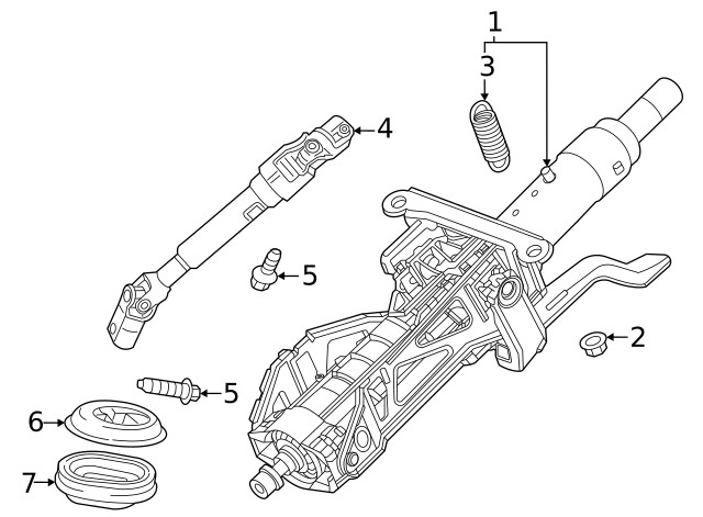 Genuine GM Steering Column Spring 87844033