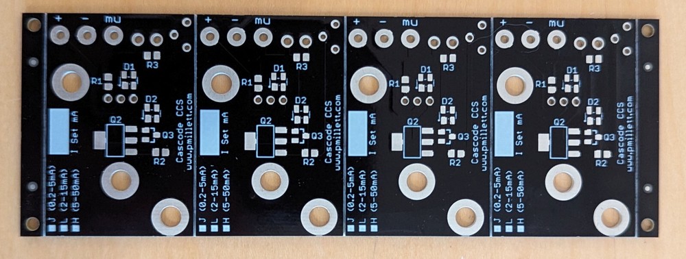 4x DIY PCB - Cascode CCS (Constant Current Source)