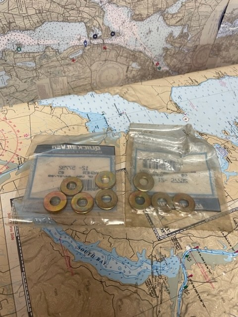 Quicksilver pack of 9 #12-57792 Washers