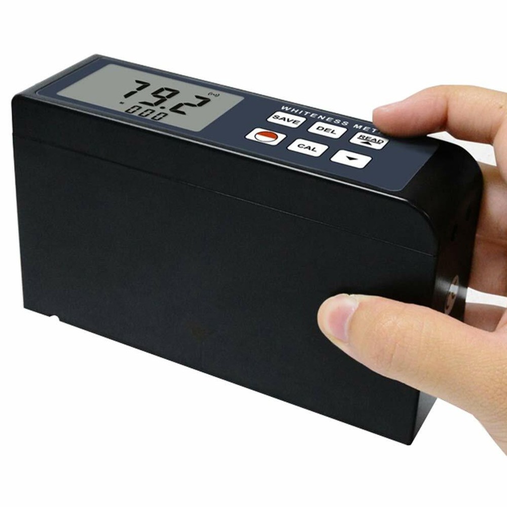 Handheld Whiteness Meter with Range 0%~120% Resolution 0.1% for Textile Dyeing