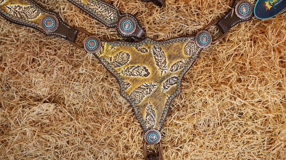 Headstall & Breast Collar Tack Set for Horse