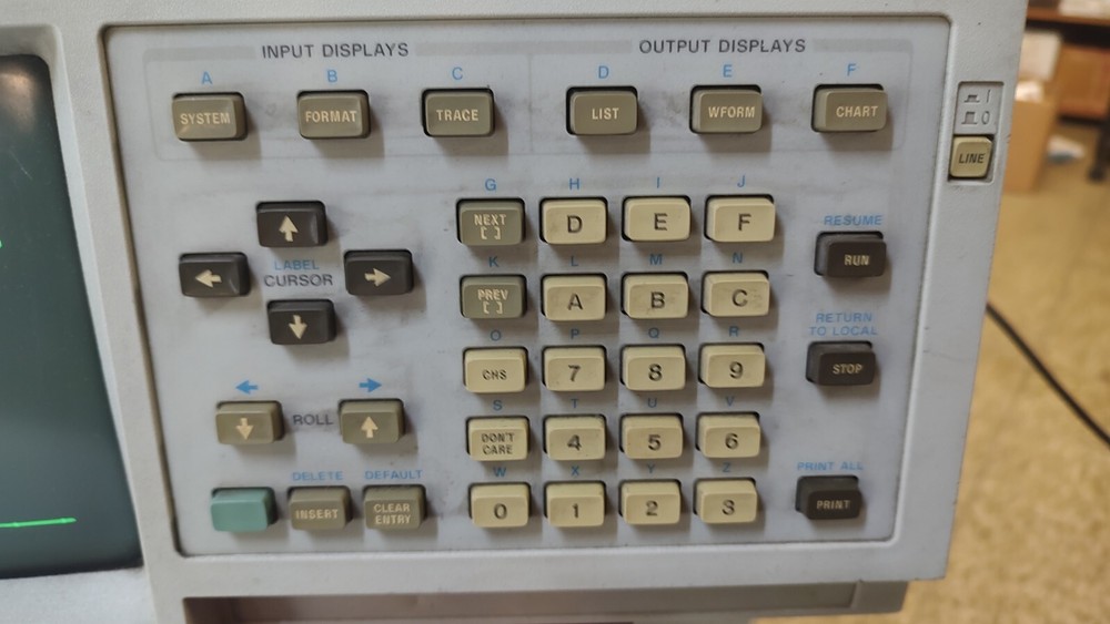 HP Hewlett Packard 1630 A Logic Analyzer- Working
