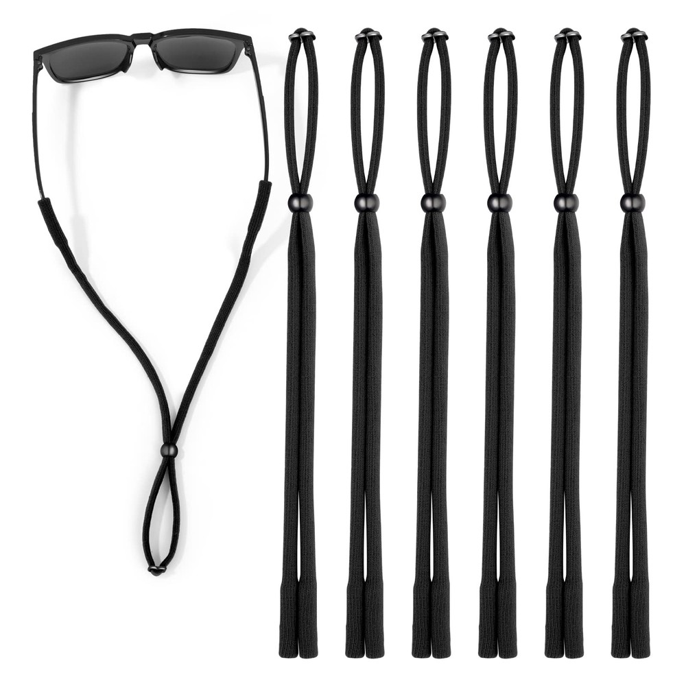 Glasses Strap(6 PCS) Sports Eyeglass Strap,Adjustable Sunglasses Lanyard Neck
