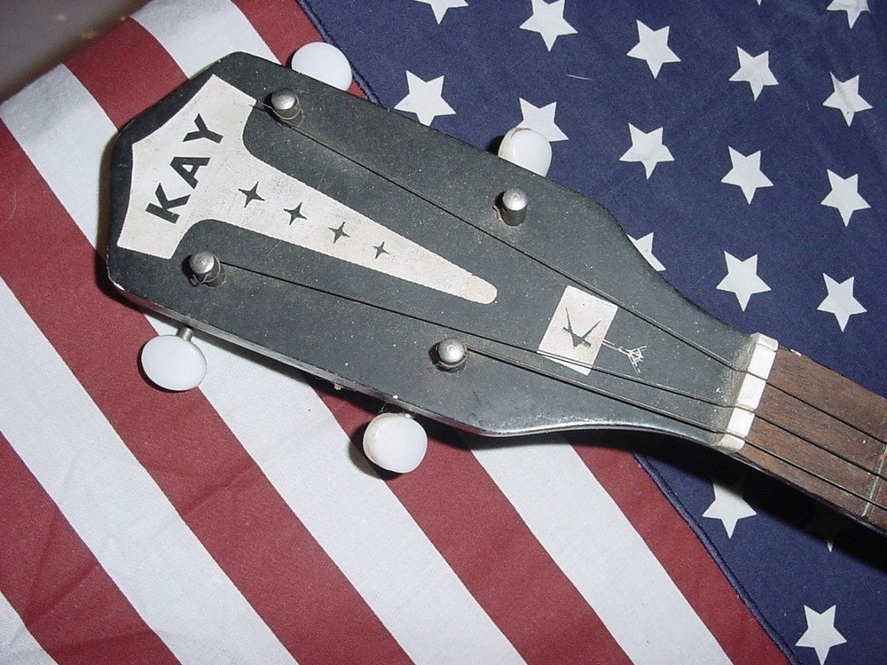 VINTAGE FIVE STRING KAY BANJO 1950s