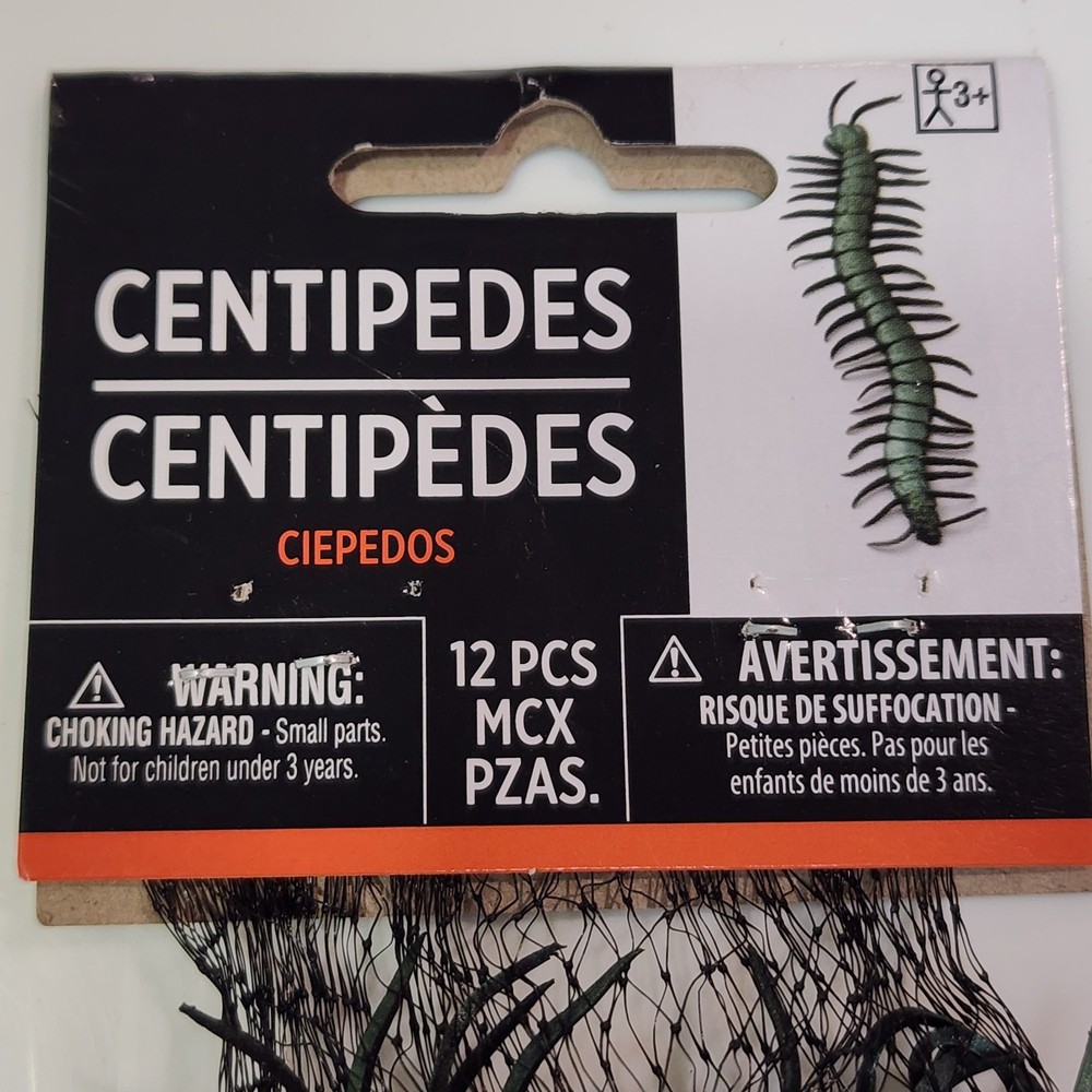 5 inch Rubber Centipedes Green 12/pk