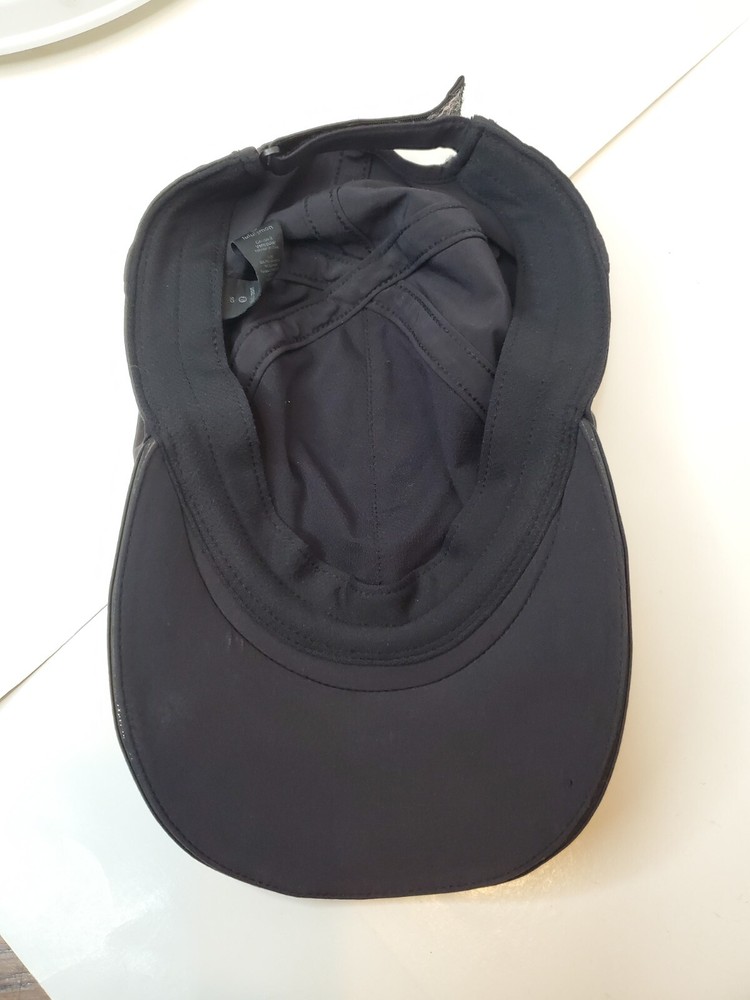 Lululemon Hat Adjustable Breathable Black Baseball Cap Unisex SEE READ