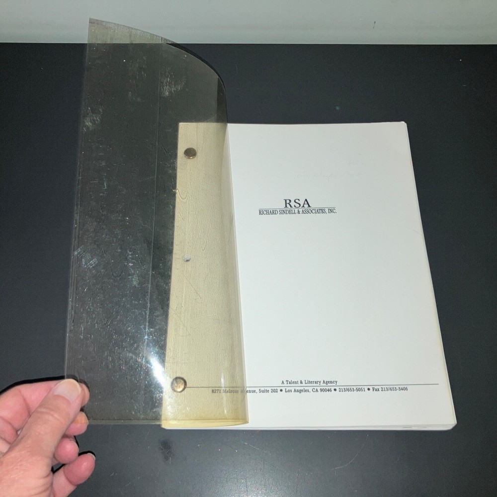 ANALYZE THIS (12/19/97) Agency Covers / 134p Draft + COA!