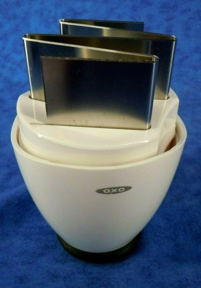 OXO Chopper Handheld Complete White Clear Black