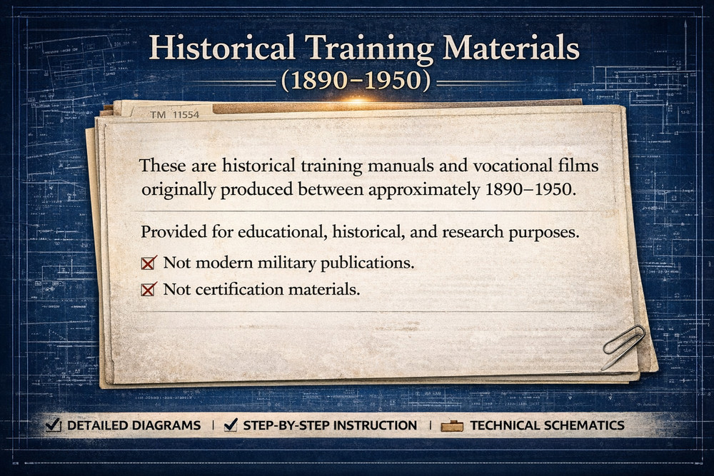 120+ Military & Technical Trade Manuals USB w/ Training Films