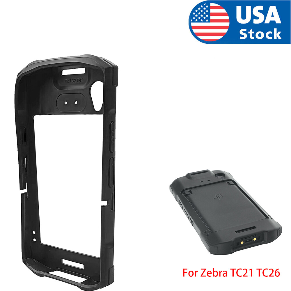 For Zebra TC21 TC26 Touch Computer Protective Sleeve Cover Case Rugged Black