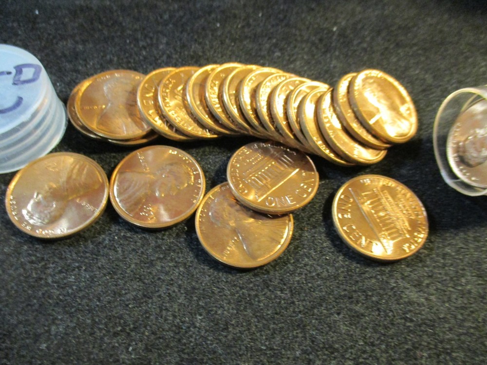 1971-D LINCOLN CENT ROLL GEM
