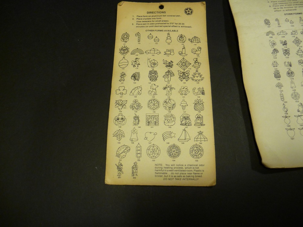 EZE Form Stained Glass Look Baking Crystal Forms..