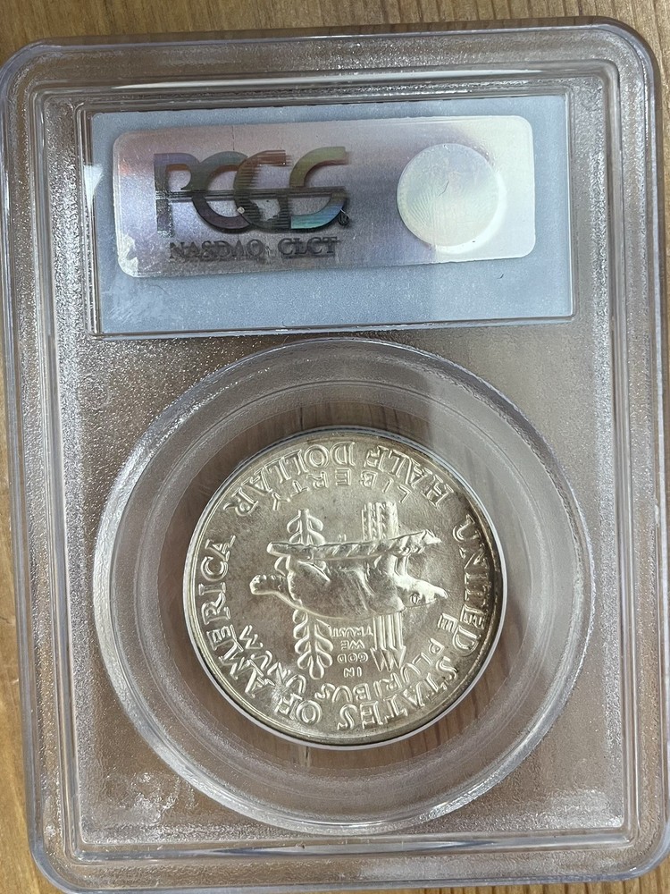 1936 Wisconsin Commemorative Silver Half Dollar PCGS MS65